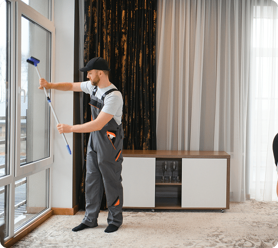 A&R Home Cleaning preparing a newly built home for final handover and move-in.