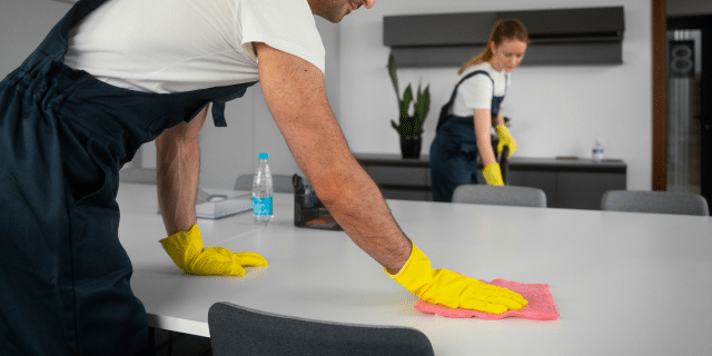 Post-construction cleaning before a builder walkthrough or PDI appointment