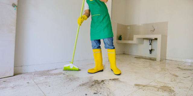 Paint dust and drywall dust cleaned from finished home surfaces