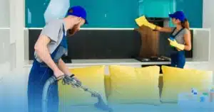 Move-out cleaning before handing over the keys
